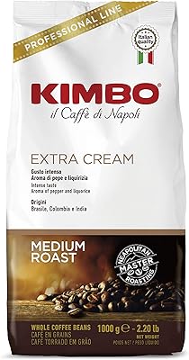 Espresso with whole grains Kimbo extra cream, 2.2 lb/1,000 g.. DIAYTAR NIGERIA: Where affordability meets variety, with thousands of products delivered in less than 8 days.