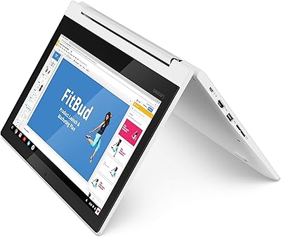 CONVERTABLE TAPETABLE 2 in 1 Lenovo Chromebook C330 with HD screen (1366 x 768) 11.6 inch, Mediatek MT8173C processor, 4 GB LPDDR3, 64 GB EMMC memory card, Chrome OS 81hy0000us, white Blizzard.. DIAYTAR NIGERIA: Where quality meets accessibility with affordable prices and prompt shipping.