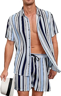 Toryterndy together two Hawaiian pieces for men, short sleeve shirt and scratch summer shorts for the beach.. Wide range, low cost, fast delivery — that’s DIAYTAR Nigeria.