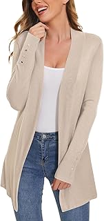 A light knitted cardigan with long sleeves open on the front for women, cardigan sweater for summer and office.. DIAYTAR NIGERIA brings the market to your fingertips with affordable prices and swift delivery services.