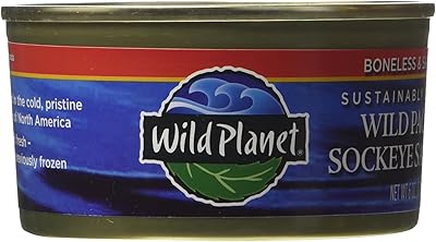 Salmon Sockey Wild Pacific Wild Planet - (Package of 4).. Find everything you need at prices you'll love with DIAYTAR NIGERIA's comprehensive e-commerce platform.