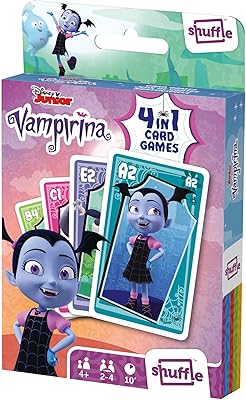 Vampirina Children's Shuffle Card Games - Snap Up 4 in 1, Couples and Happy families, and action game, an excellent gift for children aged 4 and over.. DIAYTAR NIGERIA transforms dreams into deliveries with our affordable prices and 5-8 day shipping.