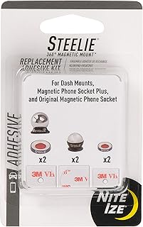 Steelie® universal adhesive replacement kit for dashboard support + telephone socket.. DIAYTAR NIGERIA: Where shopping is easy, prices are low, and delivery is just days away.