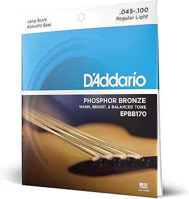 Addario Acoustic Acoustic Guitar strings - Acoustic bass strings - Phosphorous bronze - EPBB170 - 4 acoustic low bass game - size 45-100 - 1 package.. DIAYTAR NIGERIA: Your one-stop e-commerce destination with affordable prices and nationwide delivery in 5-8 days.