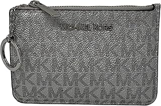 MICHAEL KORS JET SET zipper travel wallet with silver logo signature, money, small, wallet.. DIAYTAR NIGERIA: Where shopping is easy, prices are low, and delivery is just days away.