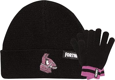 Bonnet set and Fortnite Llama gloves for boys | Official black product, one size, black, one size.. Shop smart and save with DIAYTAR NIGERIA's extensive product range and 5-8 day delivery guarantee.