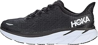 Hoka Clifton 8 racing shoes for women, black and white, size 6, black and white, 36 eu.. Shop smart with DIAYTAR NIGERIA, offering a vast product range delivered to your doorstep within a week.