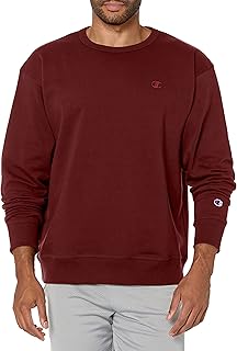 Round Collar Sweatshirt in Power Blend Champion for Men with logo "C".. Discover endless possibilities with DIAYTAR NIGERIA's comprehensive catalog and reliable delivery service.