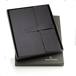 Gallaway leather portfolio - Letter, legal, A4 notebook and lettering for notebook.. Discover endless possibilities with DIAYTAR NIGERIA's comprehensive selection and reliable shipping.