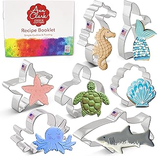 7-piece cookie cutters annén Clark Under the Sea with recipe booklet.. Experience the power of choice with DIAYTAR NIGERIA's extensive catalog and reliable delivery service.