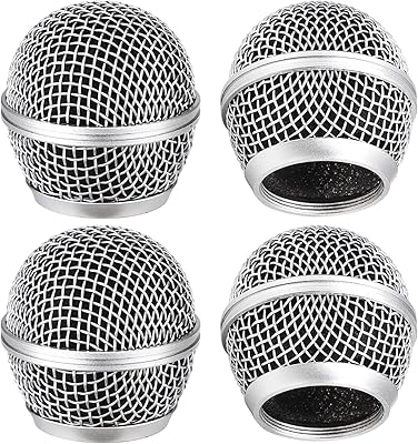Tobwolf 4pccs replacement microphone head replacement ball micro grid with foam with foam.. No stress, no delays — DIAYTAR Nigeria is your trusted shopping partner.