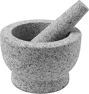 Lamac Crafts - mortar and pestle, non -polished granite, 6.. DIAYTAR NIGERIA: Bridging the gap between consumers and quality products with affordable nationwide shipping.