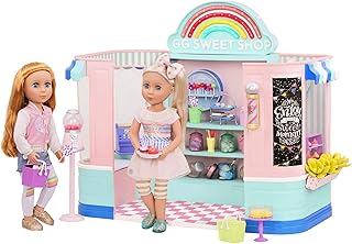 GLITTER GGS GG SWEET SHOP PLAYSET De Battat, toy, house and accessories for 14 -inch dolls, from 3 years old, multicolored, GG57021Z.. DIAYTAR NIGERIA: Where shopping is a pleasure with affordable prices and reliable delivery service.