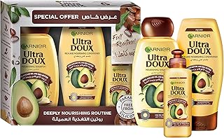 Garnier Ultra soft Nourishing avocado oil & shea butter, 3 steps routine.. Great products, lower prices, fast delivery — DIAYTAR Nigeria has it all.