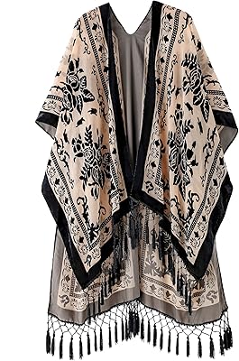 Cardigan Kimono long velvet MJ SIICA without a pompom for women.. DIAYTAR NIGERIA makes quality accessible with our extensive catalog and competitive delivery rates.