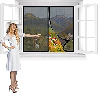 Magnetic window, 105x160 cm 105x160 cm sticker mosquito net, black robust magnetic mosquito net for all windows, prevents insects from entering and fresh air inside.. DIAYTAR NIGERIA provides endless shopping possibilities with affordable prices and prompt delivery service.