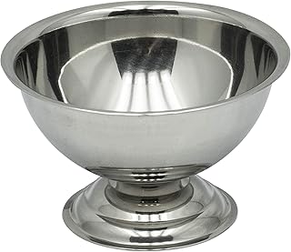 Raj sundae ice plate, silver, 3.75 inches, SDD001.. Explore fashion, tech, home goods, and more on DIAYTAR Nigeria — always affordable, always fast.