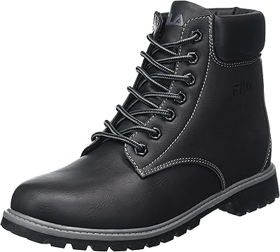 Maverick mid trendy boots for men, black-black, 10 uk, black.. DIAYTAR NIGERIA: Where every shopping need is met with affordable prices and timely delivery.