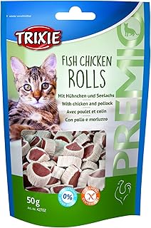 Trixie Premio Bites Wraps with chicken and fish for cats, 50 g.. DIAYTAR NIGERIA combines affordability with convenience, delivering your purchases within 5-8 days.