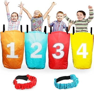 Polly BAG POLLY BACK SACK - 4 Potato bags for children - Outdoor carnival party games - Family court games.. Shop with purpose at DIAYTAR NIGERIA, where your money goes further and delivery is always prompt.