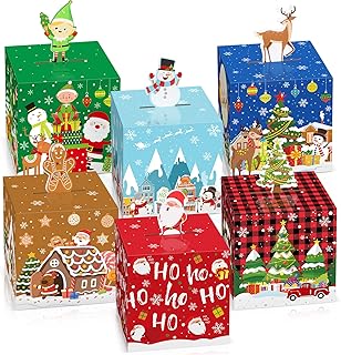 24 pieces 3D Christmas gift boxes for children Cake Cookies Christmas cookies Santa Claus for Christmas tree decoration (colorful).. Enjoy low prices, wide selections, and reliable delivery with DIAYTAR Nigeria.