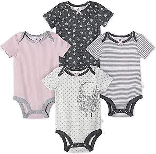 4-piece organic bodysuit with short sleeves just born for baby and toddler.. DIAYTAR NIGERIA delivers happiness in 5-8 days with our affordable and diverse product range.