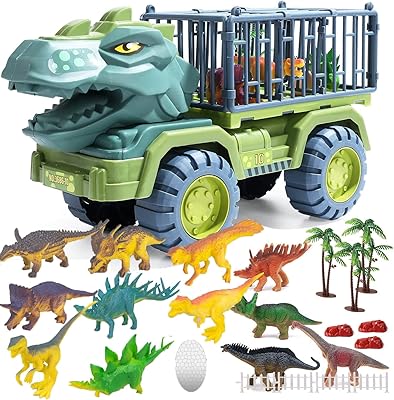 Dinosaur truck, dinosaurs 'transport truck, dinosaurs' transport truck, friction cars, dinosaur car toys for children's boys.. DIAYTAR NIGERIA: Where every shopping need is fulfilled with affordable prices and nationwide shipping.