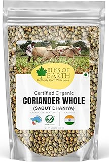 Bliss of Earth 500 g of organic whole coriander seeds | SABUT Dhaniya | supports immunity | fresh without preservatives, good for health and cooking.. DIAYTAR NIGERIA: Where shopping is a pleasure with affordable prices and reliable delivery service.