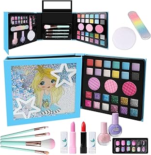 Set of makeup for urgent children, set of makeup for girls, non -toxic princess makeup box, makeup toys to pretend, birthday gift (all).. DIAYTAR NIGERIA: Putting quality products within reach of every Nigerian through our affordable marketplace.