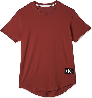 CK T-shirt for men with patch on the rolled up sleeves, High knitted with short sleeves.. DIAYTAR NIGERIA transforms online retail with unbeatable prices and consistent delivery timeframes.