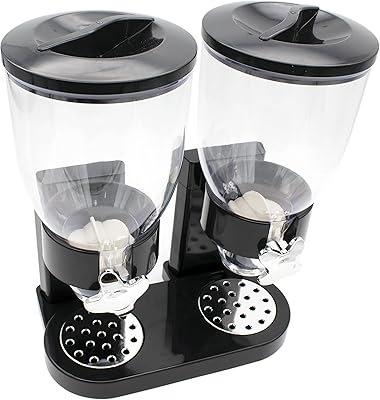 Double Yank Cereal Distributor | Double storage containers for snacks.. Shop confidently on DIAYTAR Nigeria — everything you need, delivered quickly.