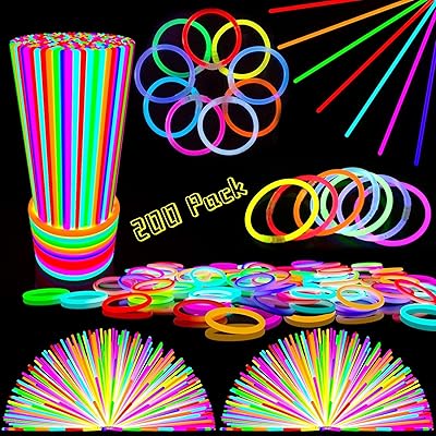 Mamoo Bear 200 pieces Luminous sticks, festive bag fillers with bracelet connectors, high quality neon pendants for dark children, party supplies, wedding, festival, Halloween decorations.. Discover a world of choices with DIAYTAR NIGERIA's extensive marketplace and prompt shipping service.