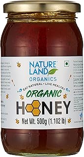 Land organic natural honey - 500g glass jar.. DIAYTAR NIGERIA brings affordable shopping to every Nigerian home with delivery in just 5-8 days.