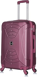 Rigid luggage unisex in ABS with 4 KH2005 casters, brown, 24 -inch hold baggage, travel bag.. You choose it, we deliver it — DIAYTAR Nigeria makes shopping easy.