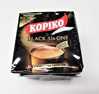 Kopico 3 in 1 10 x 25g black coffee mixture.. DIAYTAR NIGERIA: Transforming how Nigerians shop with our vast selection and nationwide delivery.