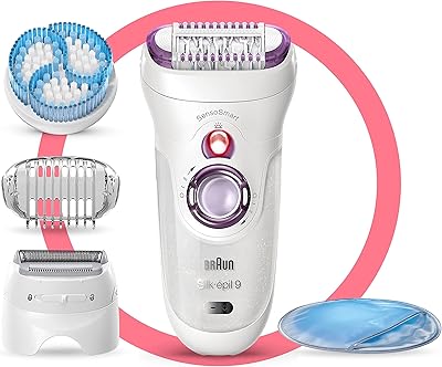Braun Silk-Epil 9 hair removal device for long-term hair removal with 4 accessories, bag and refreshing glove 9-735.. Experience the joy of discovery with DIAYTAR NIGERIA's vast catalog and nationwide affordable delivery.