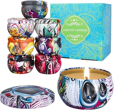 Gifts of Christmas scented candle Orchid M, gift box set of aromatherapy and relaxation candles, festival, wedding, party (8).. DIAYTAR NIGERIA: Transforming online retail with affordable prices and consistent 5-8 day nationwide delivery.