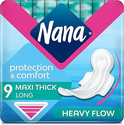 Nana Maxi Long/Ultra hygienic towels with wings - 9 pieces.. DIAYTAR NIGERIA: Your one-stop e-commerce destination with affordable prices and nationwide delivery in 5-8 days.