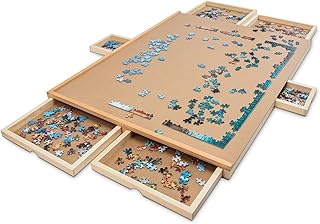 Skymall puzzle plaque of 1,500 pieces | Superior quality wooden table with 6.. DIAYTAR NIGERIA: Connecting Nigerians with affordable products delivered promptly nationwide.