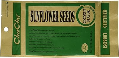 Grilled and salted sunflower seeds Chacha (coconut flavor) 250g x 6 sachets.. DIAYTAR NIGERIA revolutionizes online shopping with competitive prices and reliable 5-8 day delivery.