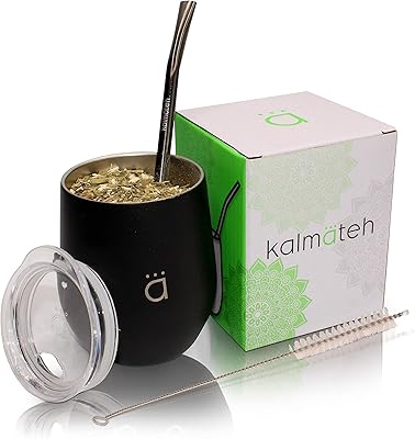 Yerba Mate Calamate Double Walks In Stainless Stainless Steel with cover.. Shop with confidence at DIAYTAR NIGERIA, offering thousands of products with budget-friendly shipping.