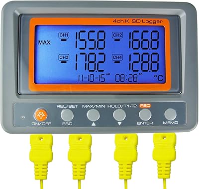 Jane Express thermometer AZ Instruments thermocouple temperature data recorder with 4 -channel K type K with SD card + Type K Thermometer probe at 2 pearls.. Shopping made simple with DIAYTAR NIGERIA's vast selection and budget-friendly nationwide delivery.