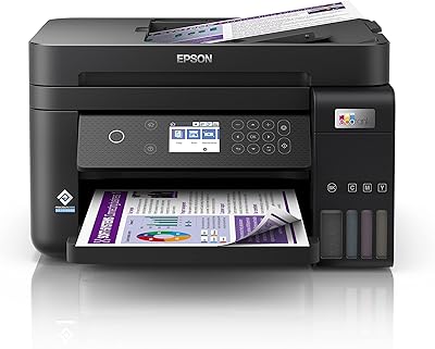 Epson Ecotank L6270 Epson Bureau Jet Printer, A4 3-in-1 printer with ADF, Wi-Fi, Smart Panel and LCD, Black, Compact.. From tech to toiletries, DIAYTAR Nigeria delivers without delay.