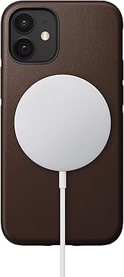 Nomad modern shell compatible with Magsafe, natural leather protective shell compatible with iPhone 12 mini in brown.. Why waste time in traffic when you can shop online at DIAYTAR Nigeria? Enjoy convenience, unbeatable prices, and prompt delivery anywhere in Nigeria.