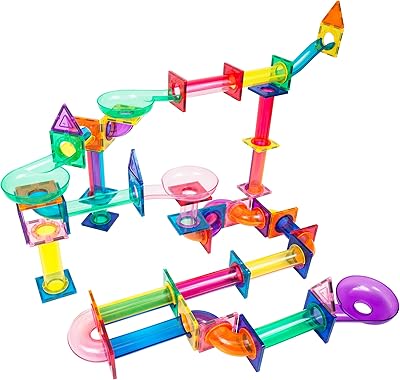 Magnetic construction blocks Picasso Tiles Marble Run 120 Toy pieces.. Great deals and fast delivery — the DIAYTAR Nigeria guarantee.