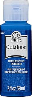 Acrylic paint brush outdoor metallic blue sapphire folk art 2 oz.. Your complete shopping solution, DIAYTAR NIGERIA offers extensive variety with budget-friendly delivery.