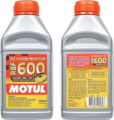 Motel racing brake liquid 100% synthetic MTL100949 8068HL RBF 600 by Factory Line DOT -4 - 600, 500 ml.. Your one-click solution to affordable shopping, DIAYTAR NIGERIA delivers quality products nationwide.