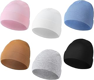 6 pieces in cotton cotton hat hot for the prematurers of the Nicu hats for girls for girls, classic color, one size.. DIAYTAR NIGERIA: Your trusted partner for affordable online shopping with reliable delivery timeframes.