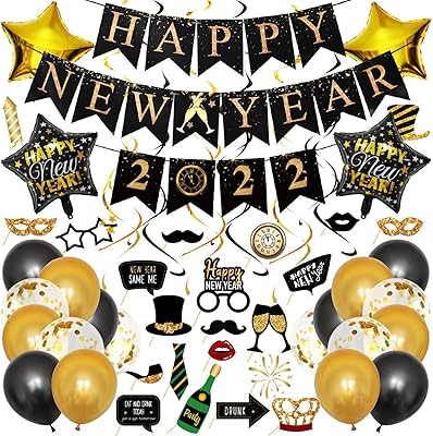 Set of New Year Banners Festival Decorations 2022 Supplies together.. You shop, we deliver — quick and easy with DIAYTAR Nigeria.