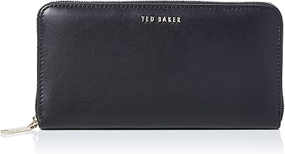 Garcita Ted Baker two -component wallet for women, black, unique, contemporary size.. DIAYTAR NIGERIA: Connecting Nigerians with their needs through our affordable and diverse marketplace.